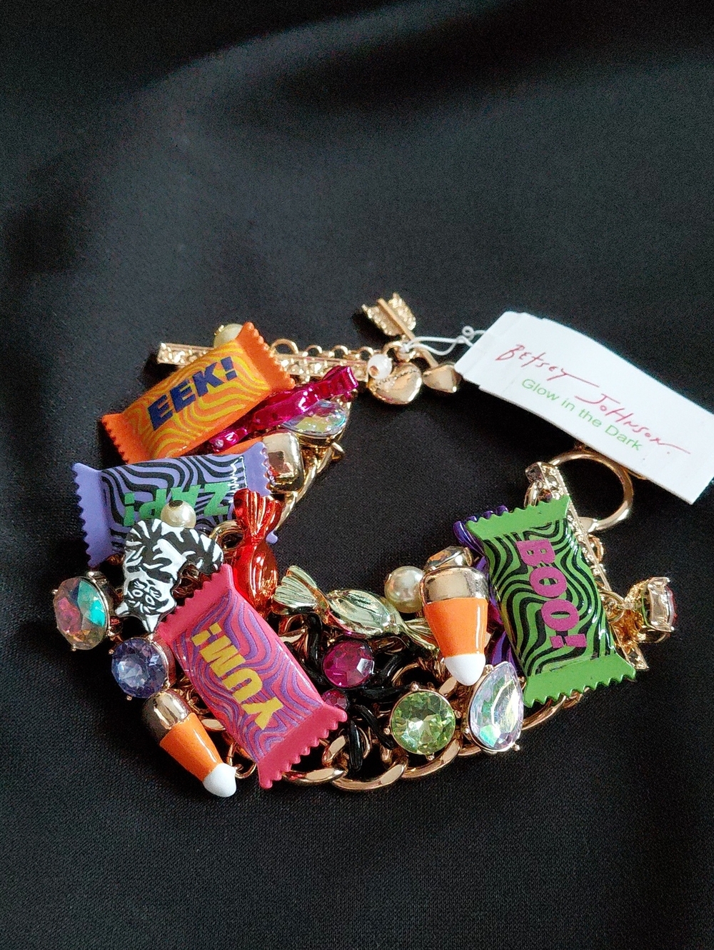 Betsey Johnson Colorful Candy Charm Bracelet - Picture 5 of 6